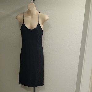 Black Armani Exchange Small Lace Halter Dress -- Final Price